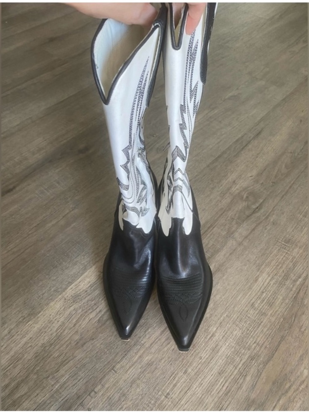 Dolce Vita Blanch black and white Western Boots excellent condition - Picture 4 of 5